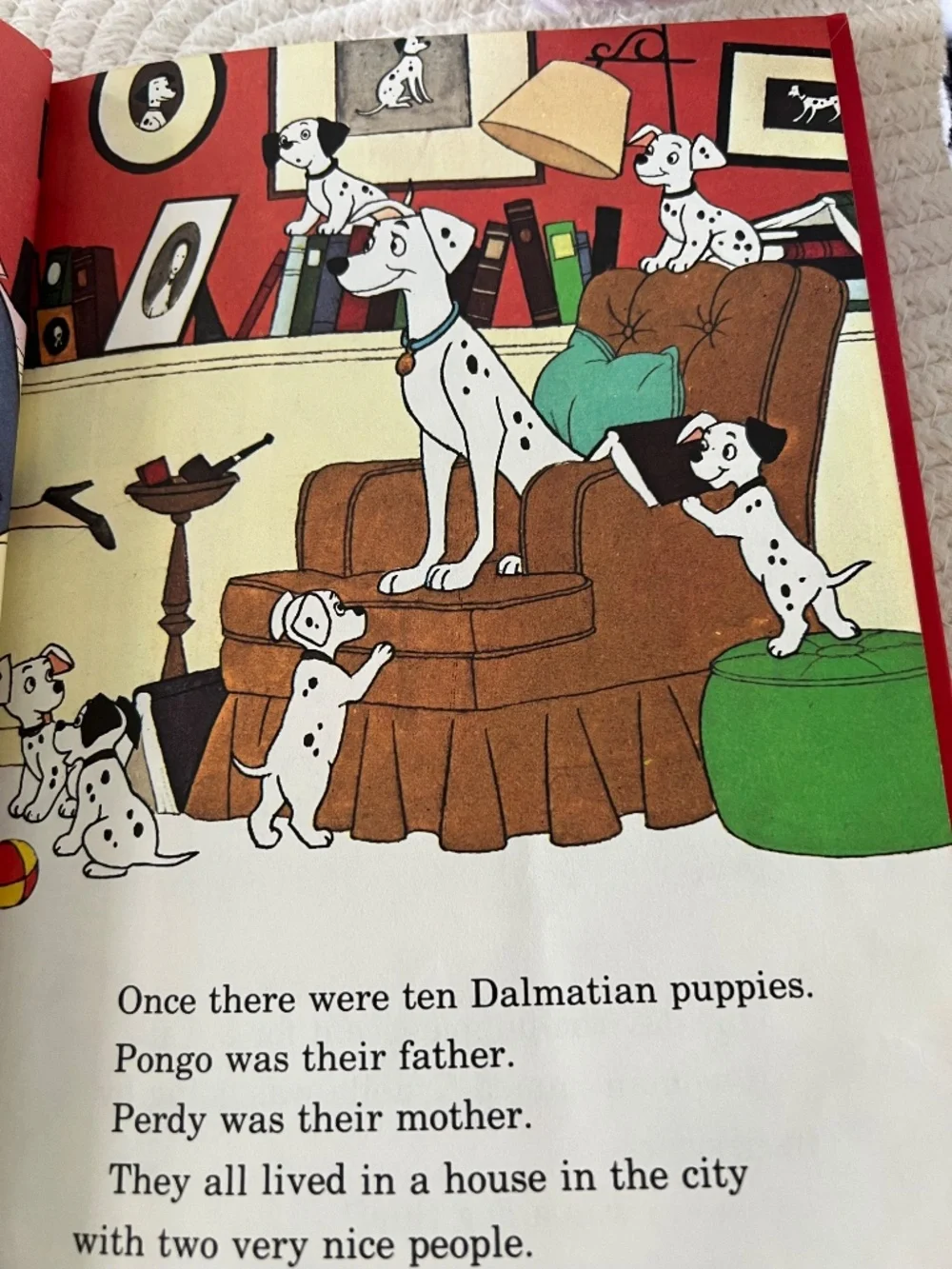Vintage 101 Dalmatian set Pongo, Pup & 101 Dalmatians Hardcover Book
